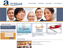 Tablet Screenshot of agregarh.com.br